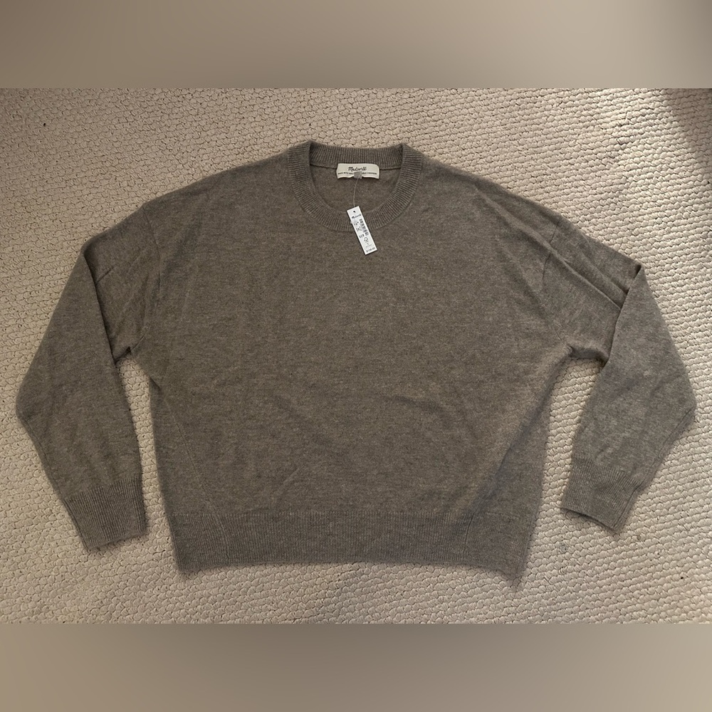 Madewell Women's (Re)sponsible Cashmere Crew Neck Sweater